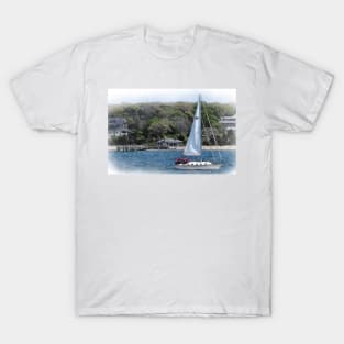 Sailboat In New England T-Shirt